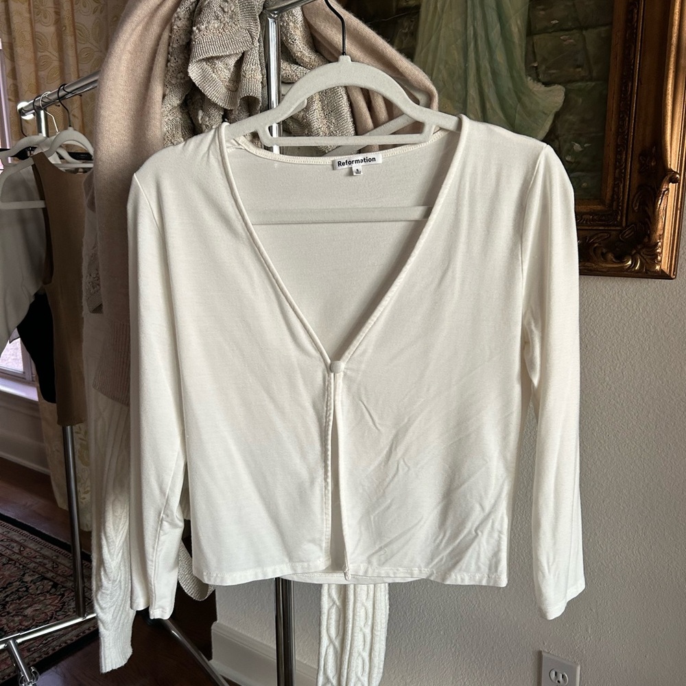 Reformation | Janine Knit Cardigan | Sold Out Online